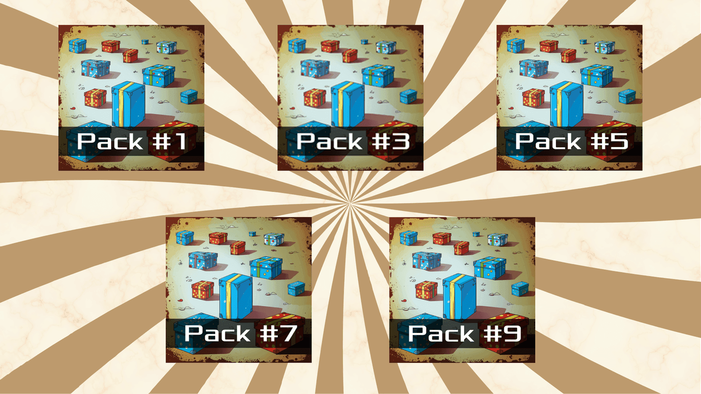 A set of Route NFT test collection packs